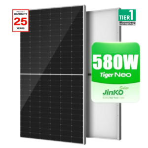 แผงโซล่าเซลล์ Jinko 580W N-type Mono Tiger Neo N-type 78HL4-(V) 580Watt
