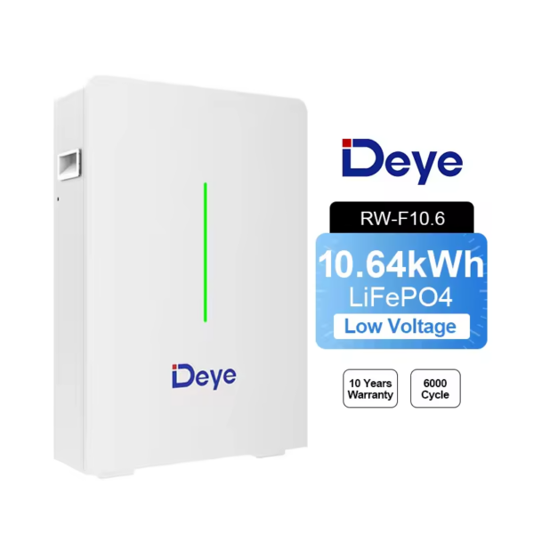 DEYE RW-F10.6 LiFePO4 208 Ah 51.2 V 10.64 kWh