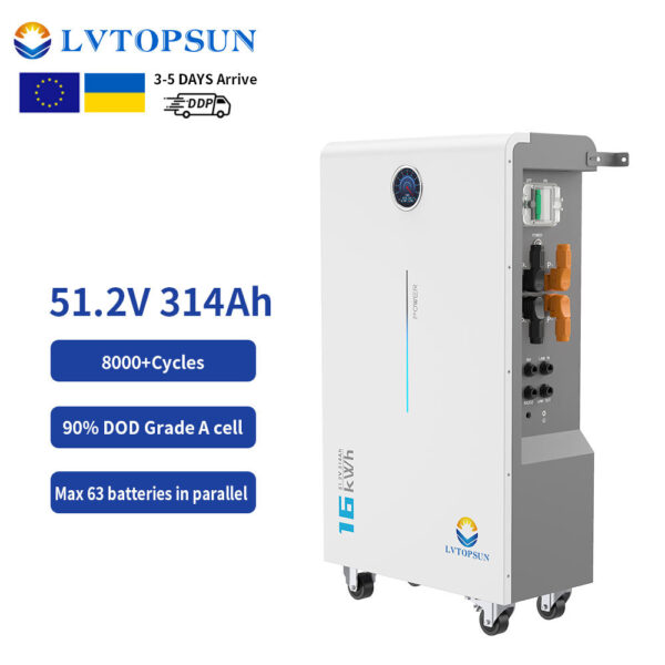 แบตเตอรี่ลิเธียม Lifepo4 รุ่น LVTS-512314-G4 314AH 15Kwh
