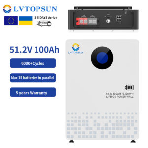 แบตเตอรี่ลิเธียม Lifepo4 รุ่น LVTS51.2V 100AH 5Kwh - Image 3