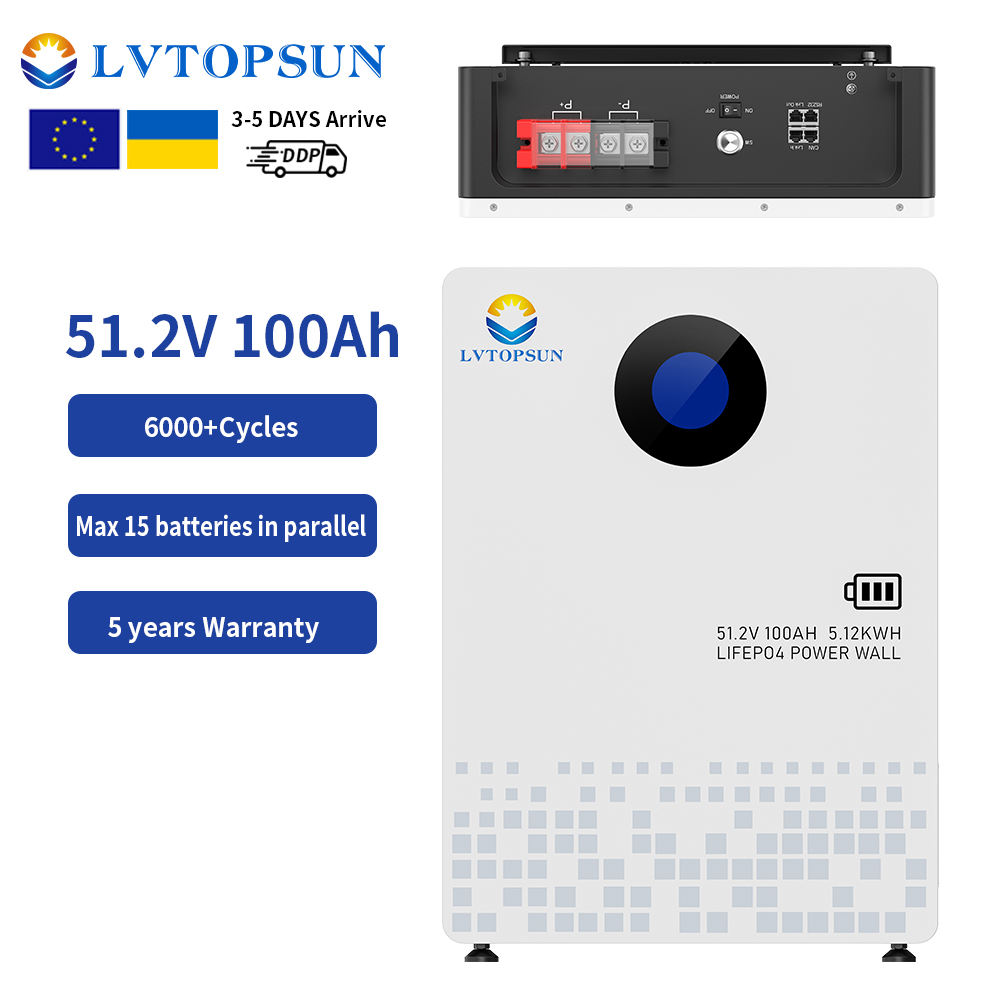 แบตเตอรี่ลิเธียม Lifepo4 รุ่น LVTS51.2V 100AH 5Kwh - Image 3