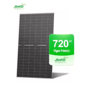แผงโซลาร์เซลล์พลังงานสูงสำหรับ JINKO Tiger NEO N-Type 66HL5-BDV bifacial 720W