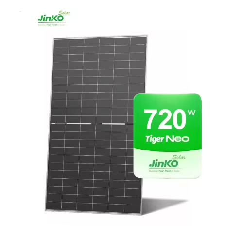 แผงโซลาร์เซลล์พลังงานสูงสำหรับ JINKO Tiger NEO N-Type 66HL5-BDV bifacial 720W