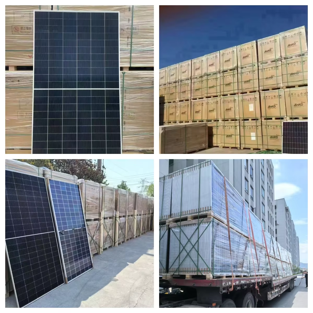 แผงโซลาร์เซลล์พลังงานสูงสำหรับ JINKO Tiger NEO N-Type 66HL5-BDV bifacial 720W - Image 3