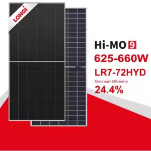 แผงเซลล์แสงอาทิตย์ 660M Longi X10 LR7-72HYD แผงกระจกสองชั้นที่มีประสิทธิภาพ24% (คัดลอก) - Image 2