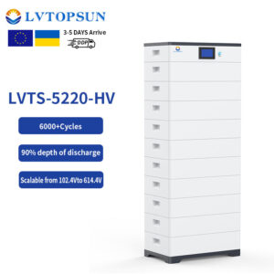 แบตเตอรี่ลิเธียม Lifepo4 รุ่น LVTS-5220-HV ขนาด 5.12KW.h High V Lithium -IP65